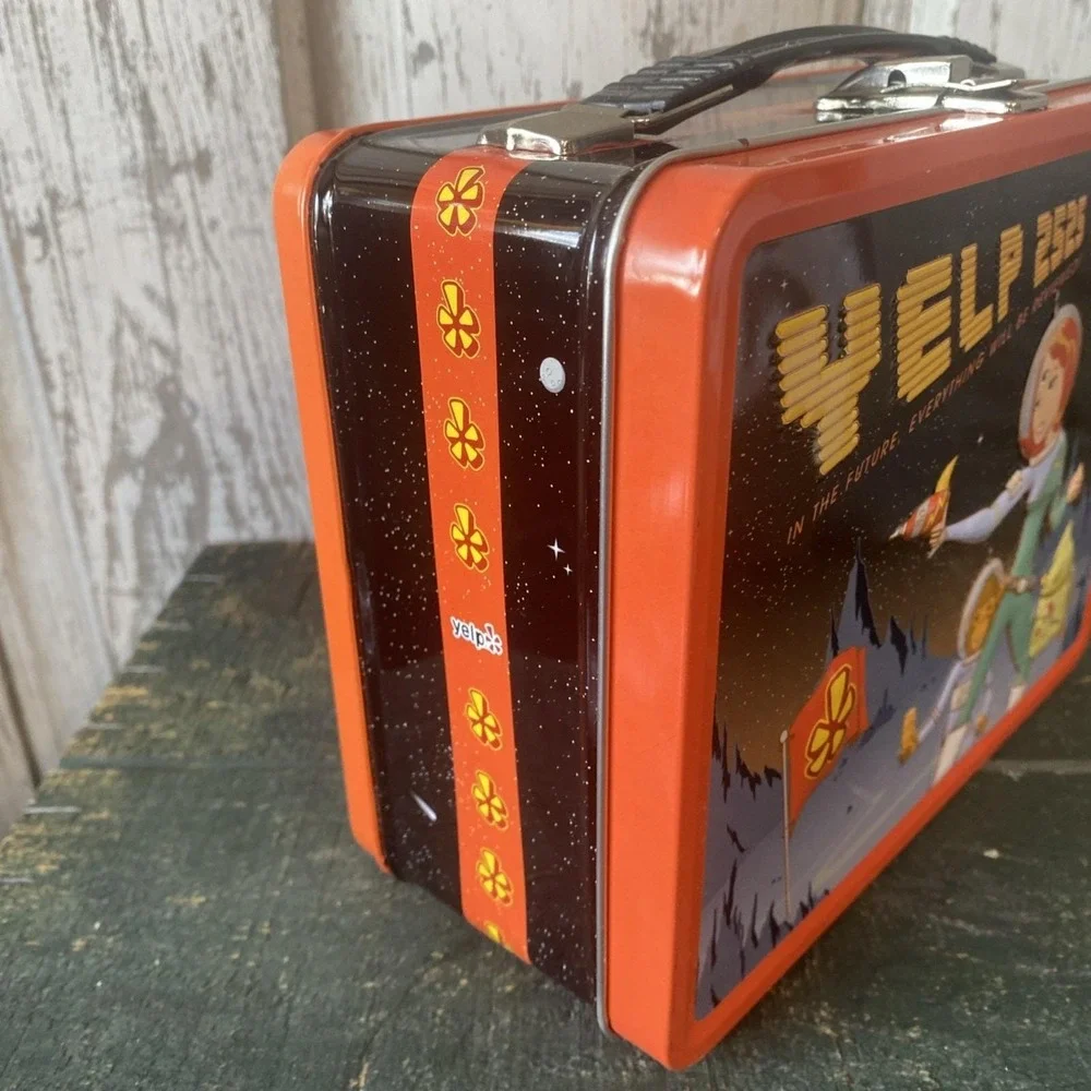 Yelp 2525 Metal Lunch Box w/ Thermos (as seen on Big Bang‎ Theory)